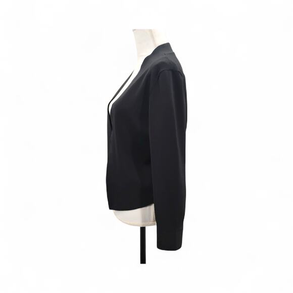 MM LaFleur Sant Ambroeus Jardigan Cardigan Jacket Open Front Black Size XL - Picture 3 of 8